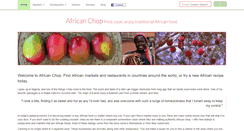 Desktop Screenshot of africanchop.com