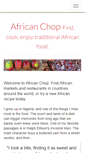 Mobile Screenshot of africanchop.com